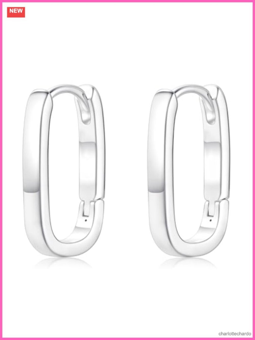 Silver Plated Hoop Earrings Hypoallergenic Chunky Huggie Hoops for Women